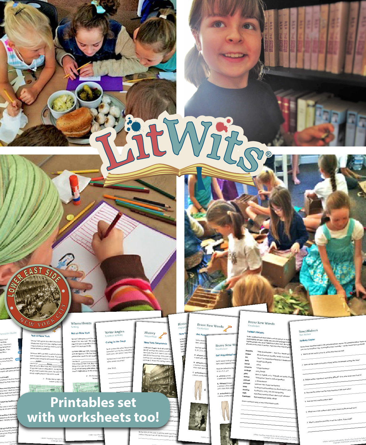 Activity ideas for teaching ALL-OF-A-KIND FAMILY by Sydney Taylor  - Kids ages 7-12 having fun experiencing and making what the characters did.