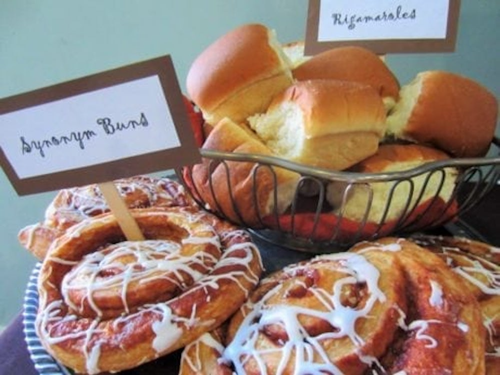 Synonym Buns and Rigamaroles from King Azaz's royal banquet: A LitWits creative teaching idea for Norton Juster's THE PHANTOM TOLLBOOTH