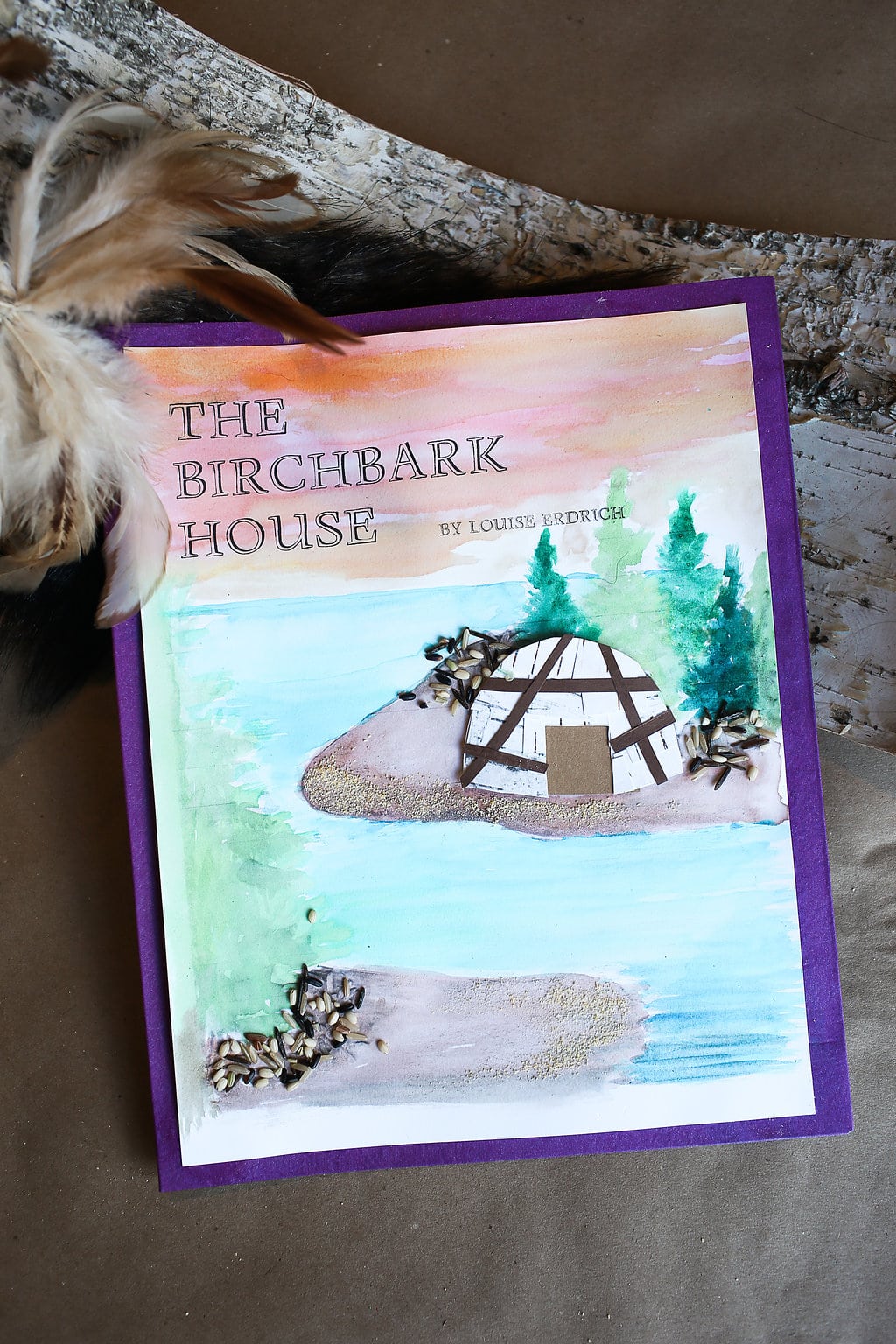 THE BIRCHBARK HOUSE by Louise Erdrich - activity that recreates the Ojibwa wigwam - project model