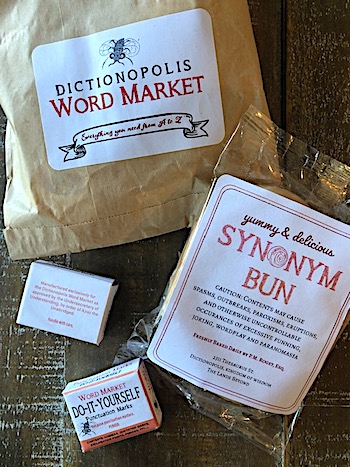 Synonym Buns from the Dictionopolis Word Market: A LitWits creative teaching idea for Norton Juster's THE PHANTOM TOLLBOOTH