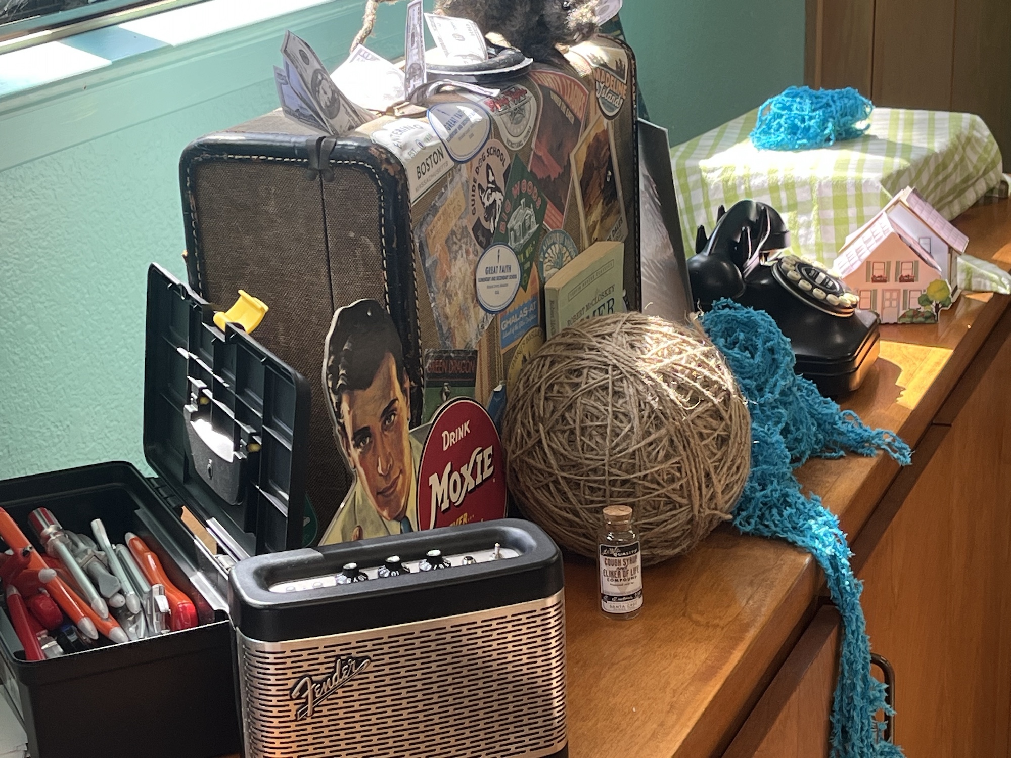 Props from the story - LitWits Workshops - fun reading activities for teaching HOMER PRICE by Robert McCloskey