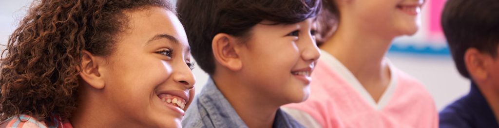 Kids laughing and having a good time learning from children's literature, LitWits style.