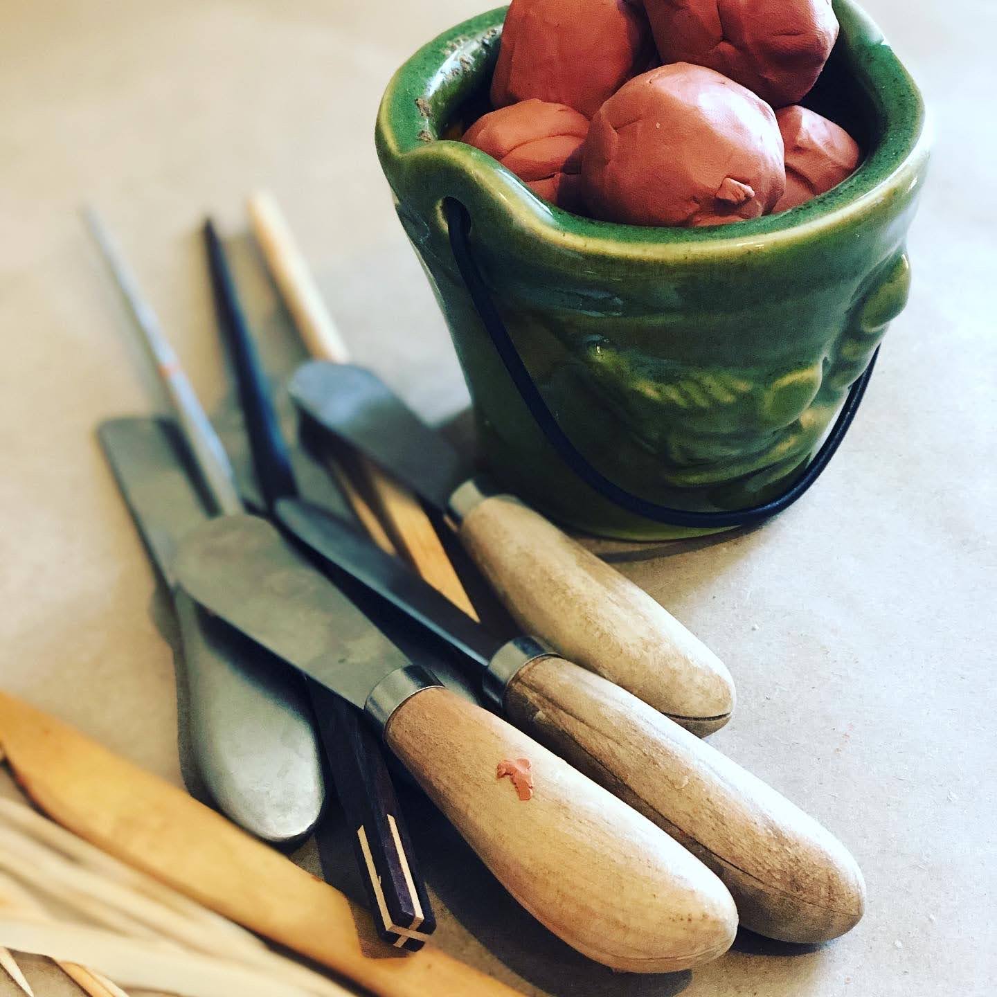 Supplies for one of LitWits creative teaching ideas for A SINGLE SHARD by Linda Sue Park