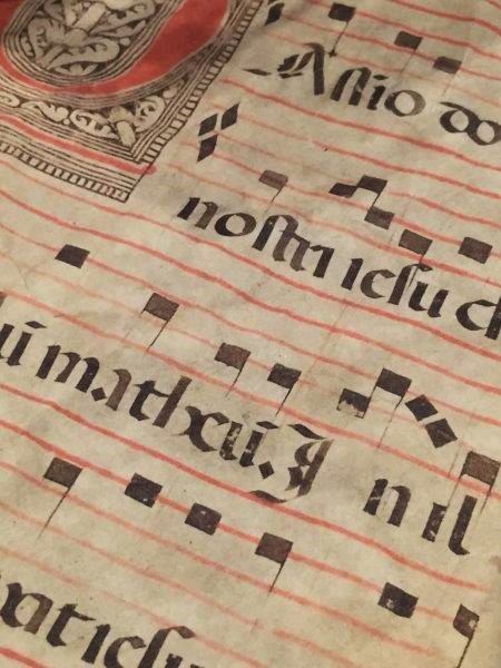"By the side of the trumpet lay two parchment scripts . . . one of them [...] a set of musical notes worked carefully in red and black." - LitWits creative teaching ideas for THE TRUMPETER OF KRAKOW by Eric P. Kelly